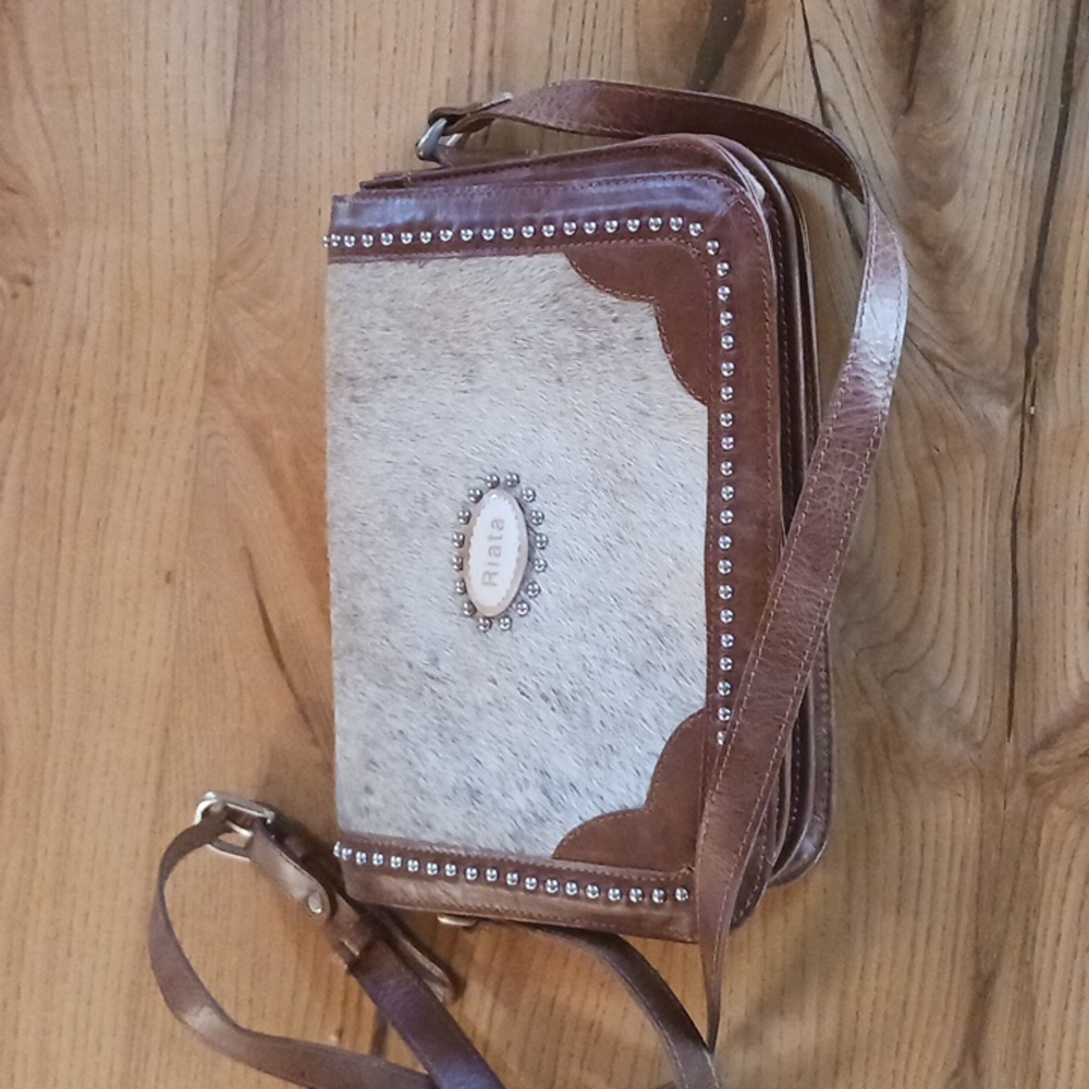 Leather/cowhide purse